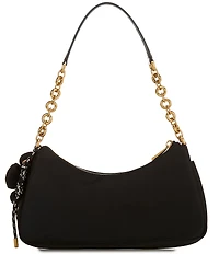 Michael Kors Nolita Medium Nylon Charm Chain Pochette Shoulder Bag