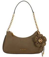 Michael Kors Nolita Medium Nylon Charm Chain Pochette Shoulder Bag