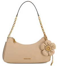 Michael Kors Nolita Medium Nylon Charm Chain Pochette Shoulder Bag