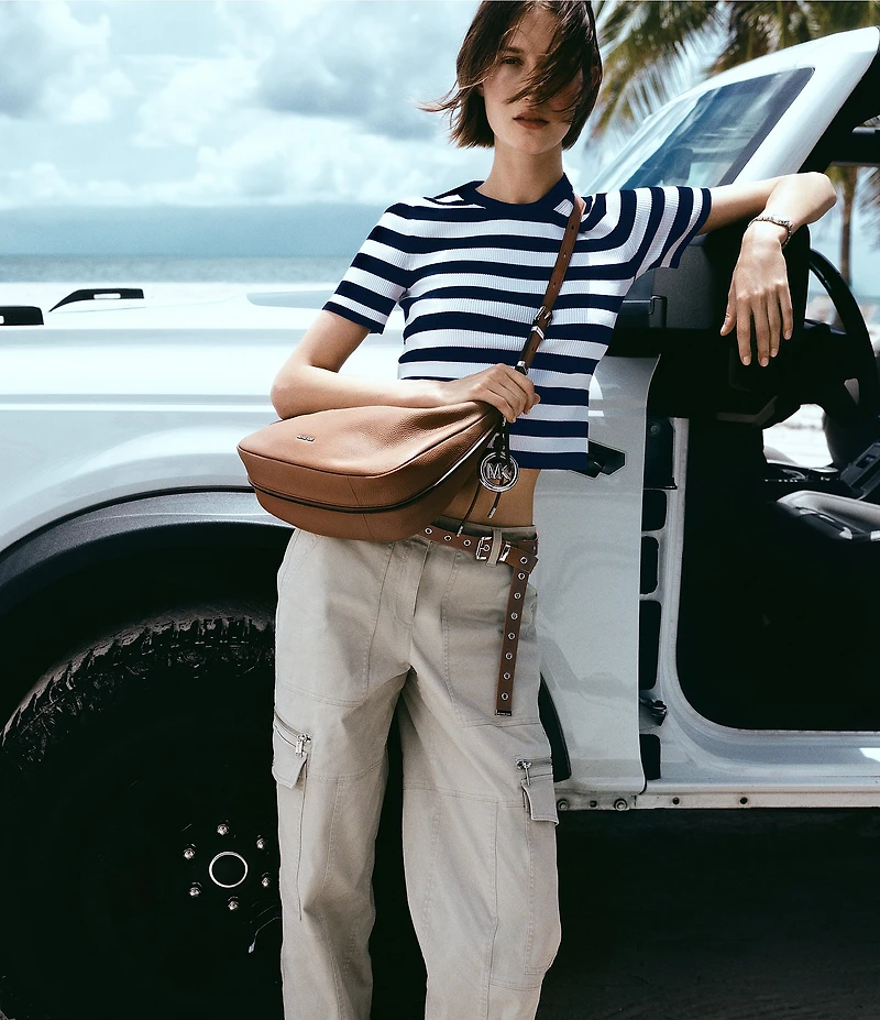 Michael Kors Nolita Medium Zip Convertible Shoulder Bag