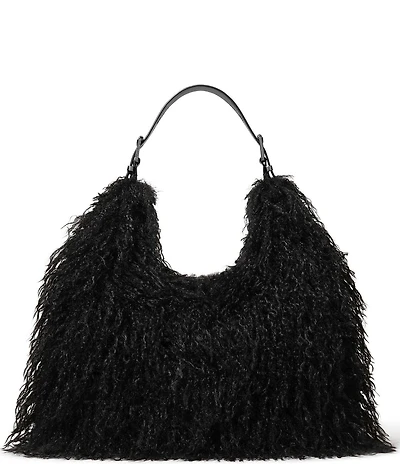 Michael Kors Nolita Shearling Hobo Shoulder Bag