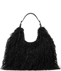 Michael Kors Nolita Shearling Hobo Shoulder Bag