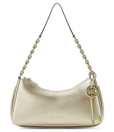 Michael Kors Notilta Embossed Medium Chain Pouchette Shoulder Bag
