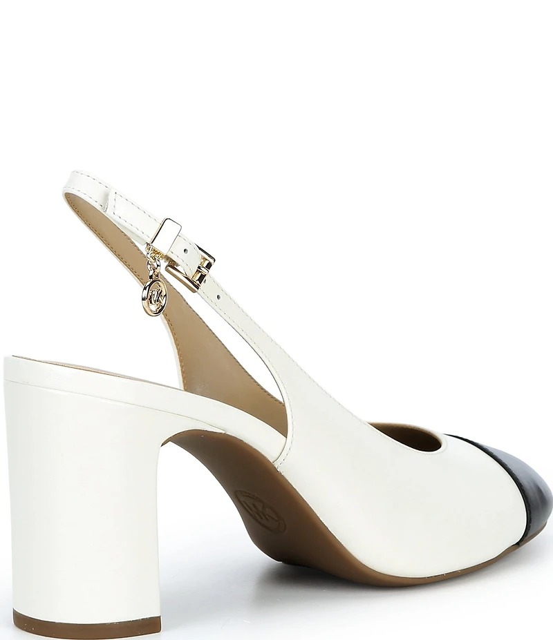 Michael Kors Piper Flex Slingback Kitten Heel Pumps