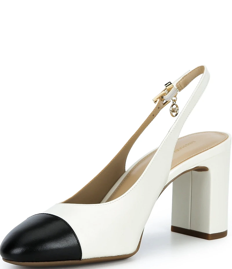 Michael Kors Piper Flex Slingback Kitten Heel Pumps