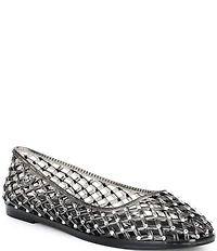 Michael Kors Pixie Jelly Rhinestone Embellished Ballet Flats