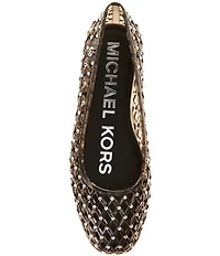 Michael Kors Pixie Jelly Rhinestone Embellished Ballet Flats