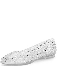 Michael Kors Pixie Jelly Rhinestone Embellished Ballet Flats