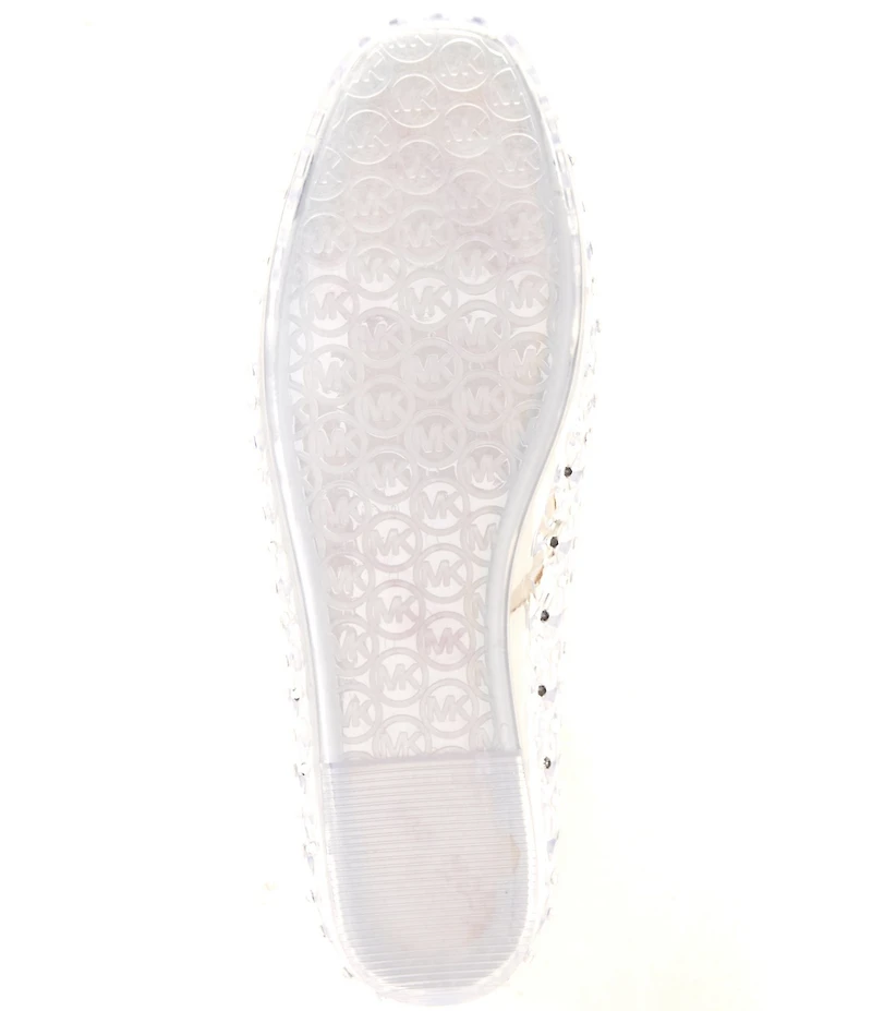 Michael Kors Pixie Jelly Rhinestone Embellished Ballet Flats