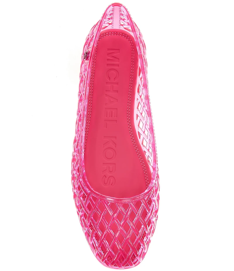 Michael Kors Pixie Transparent Jelly Flats