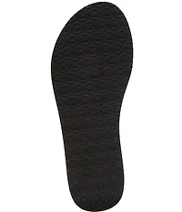 Michael Kors Posie Jelly Signature Print Footbed Flip Flops