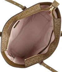 Michael Kors Quin Medium East West Top Zip Tote Bag