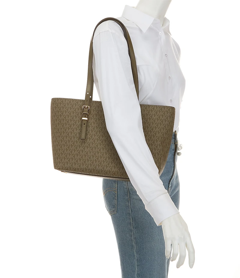 Michael Kors Quin Medium East West Top Zip Tote Bag