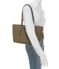 Michael Kors Quin Medium East West Top Zip Tote Bag