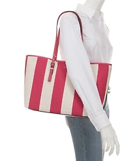 Michael Kors Quinn Large East West Top Zip Tote Bag