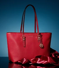 Michael Kors Quinn Large East West Top Zip Tote Bag