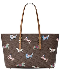 Michael Kors Quinn Large East West Top Zip Tote Bag