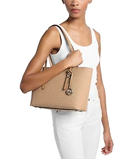 Michael Kors Quinn Medium East West Top Zip Tote