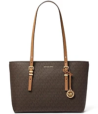 Michael Kors Quinn Medium East West Top Zip Tote Bag