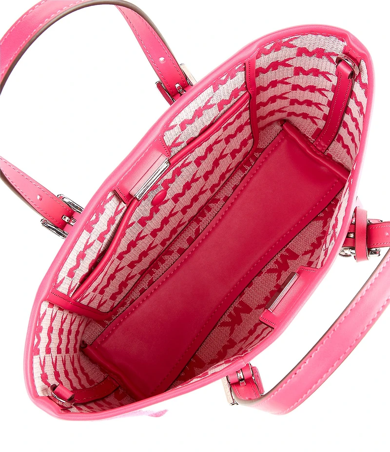 Michael Kors Quinn Small East West Stripe Tote Crossbody Bag