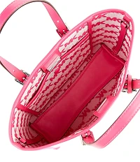 Michael Kors Quinn Small East West Stripe Tote Crossbody Bag
