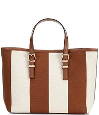 Michael Kors Quinn Small East West Stripe Tote Crossbody Bag