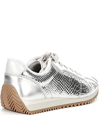 Michael Kors Rhodes Leather Lace Up Sneakers