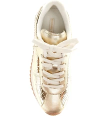 Michael Kors Rhodes Leather Lace Up Sneakers