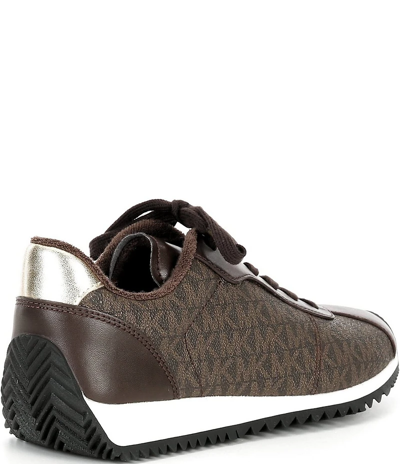 Michael Kors Rhodes Signature Logo Lace Up Sneakers