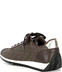 Michael Kors Rhodes Signature Logo Lace Up Sneakers