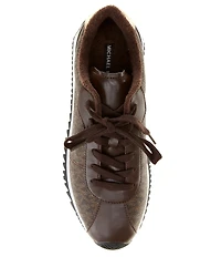 Michael Kors Rhodes Signature Logo Lace Up Sneakers