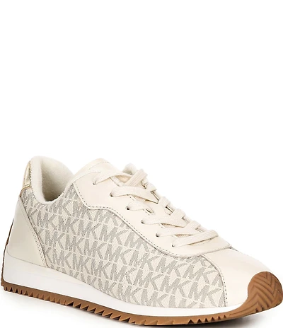 Michael Kors Rhodes Signature Logo Lace Up Sneakers