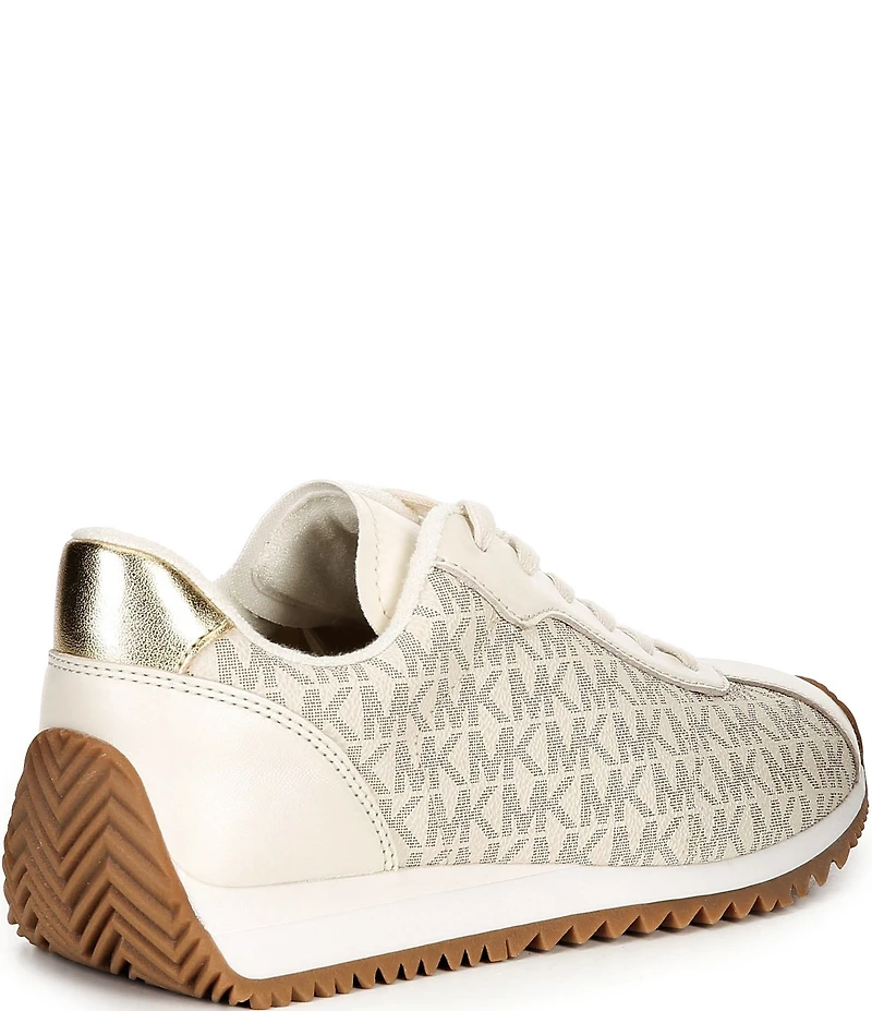 Michael Kors Rhodes Signature Logo Lace Up Sneakers