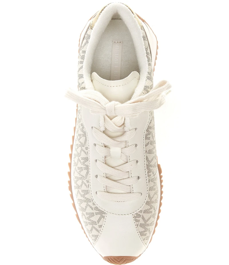 Michael Kors Rhodes Signature Logo Lace Up Sneakers