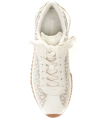 Michael Kors Rhodes Signature Logo Lace Up Sneakers