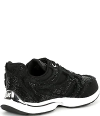 Michael Kors Riley Canvas Lace Up Sneakers
