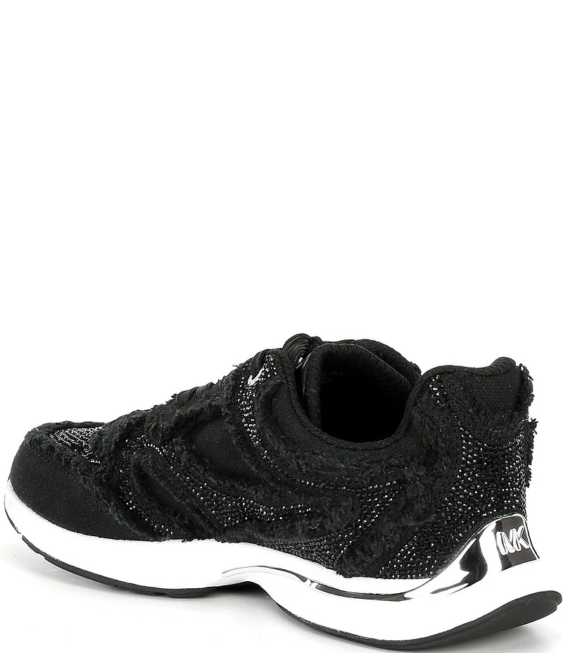 Michael Kors Riley Canvas Lace Up Sneakers