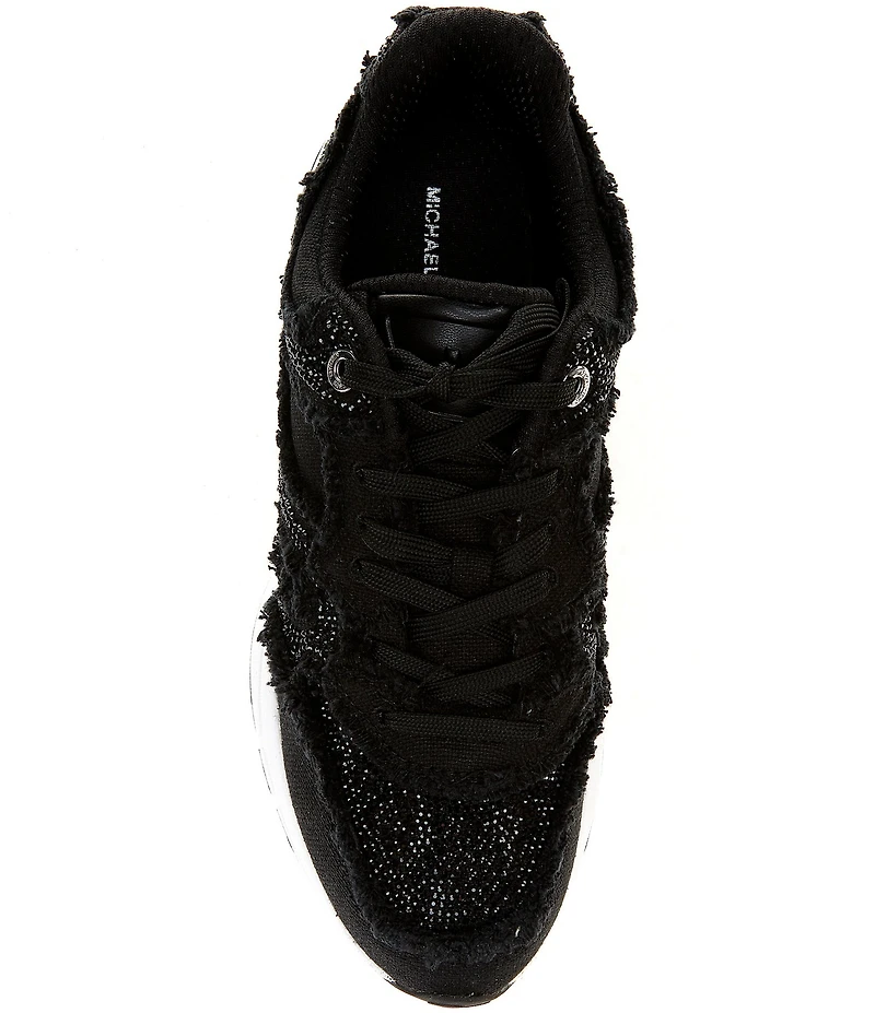 Michael Kors Riley Canvas Lace Up Sneakers