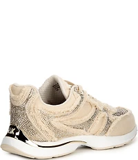 Michael Kors Riley Canvas Lace Up Sneakers