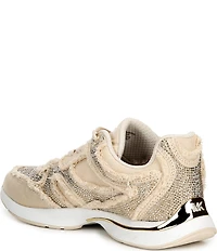 Michael Kors Riley Canvas Lace Up Sneakers