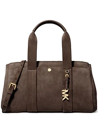 Michael Kors Romee Suede Small East-West Satchel Bag