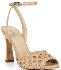 Michael Kors Rosie High Braided Ankle Strap Peep Toe Sandals