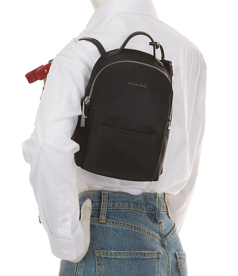 Michael Kors Sable Extra Small Nylon Convertible Messenger Backpack