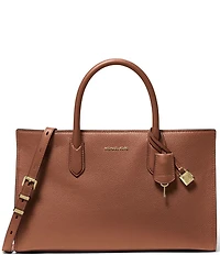 Michael Kors Scarlett Medium Leather Satchel Bag