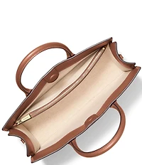 Michael Kors Scarlett Medium Leather Satchel Bag