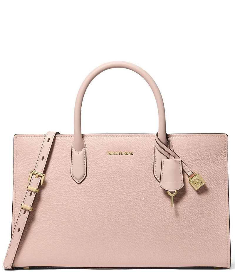 Michael Kors Scarlett Medium Leather Satchel Bag