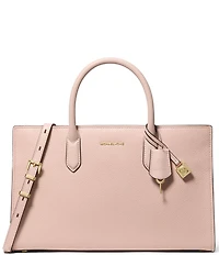 Michael Kors Scarlett Medium Leather Satchel Bag