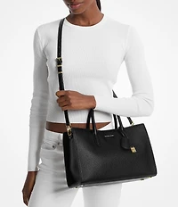 Michael Kors Scarlett Medium Leather Satchel Bag
