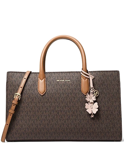 Michael Kors Scarlett Medium East West Top Zip Satchel Bag