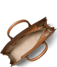 Michael Kors Scarlett Medium East West Top Zip Satchel Bag